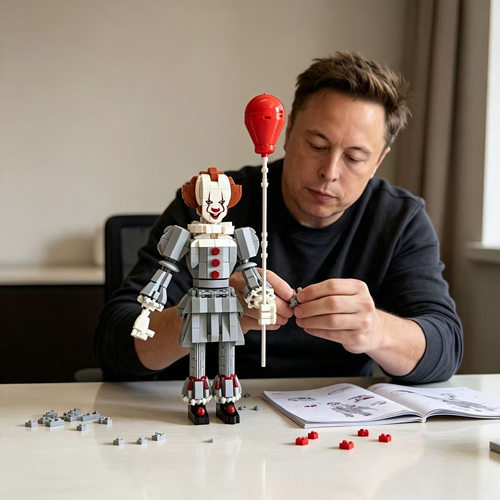 经典影视系列Pennywise积木