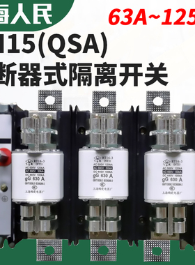 人民隔离开关HH15(QSA)-125/250/400/630/800/1000/紫铜刀熔电闸