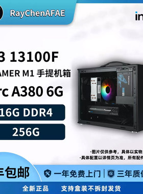 3000元手提小钢炮神机 13100F+Arc A380 DIY游戏生产力电脑主机