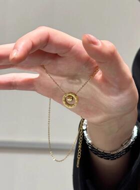 MaisonCleo罗马数字锁骨链女