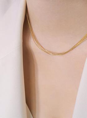 MaisonCleo复古流苏锁骨链百搭