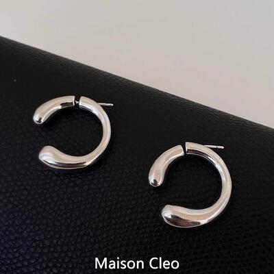 MaisonCleo后挂式纯银小众耳环