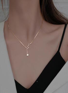 MaisonCleoS925纯银星星锁骨链