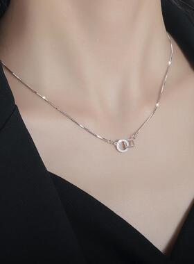 MaisonCleo冷淡风女锁骨链新款