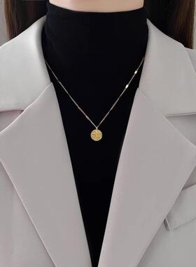 MaisonCleo福字秋冬百搭锁骨链