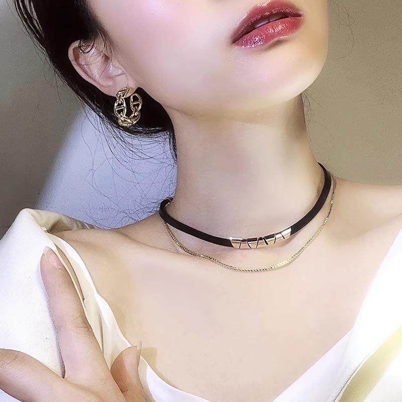 MaisonCleo小众双层choker项链