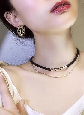 MaisonCleo小众双层choker项链