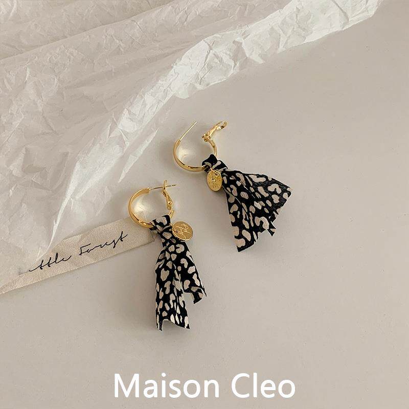 MaisonCleo「心动定律」布艺耳环