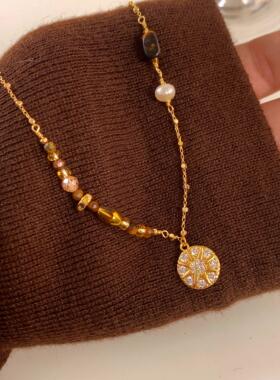 MaisonCleo美拉德珍珠项链女