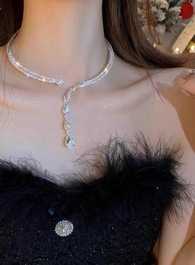 MaisonCleo项圈新娘项链女款2025新款颈链锁骨链礼服配饰