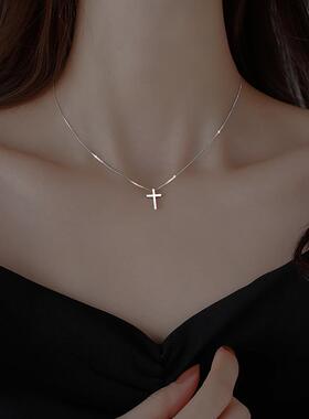 MaisonCleo纯银十字架项链女款