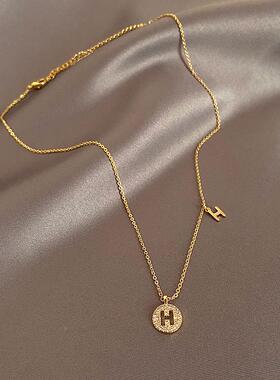 MaisonCleo秋冬字母镶锁骨链