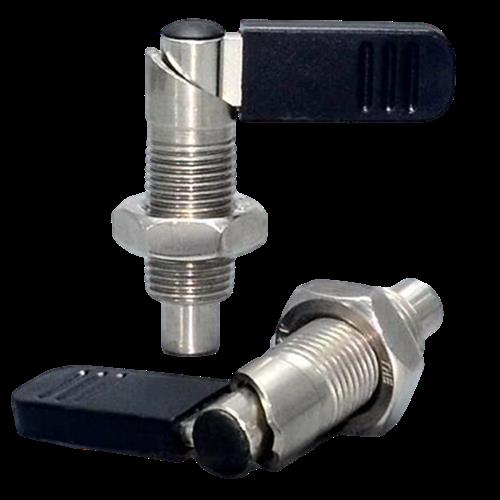 SPXVB/SPXVBK不锈钢L把手型GN612旋钮柱塞FPXVB/FPXVBK弹簧螺纹销