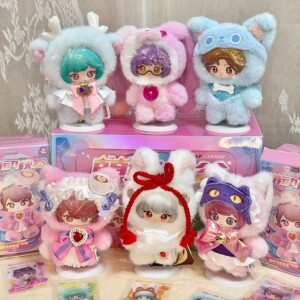 现货miniso名创优品王者荣耀萌动峡谷搪胶毛绒盲盒潮玩挂件公仔