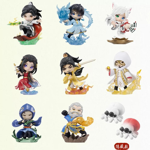 官方正版miniso名创优品凡人修仙传动画虚天修罗谱Q版手办盲盒