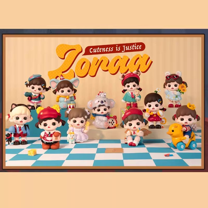 【TNTSPACE】新品妹宝Zoraa可爱即正义系列手办盲盒潮玩女生礼物