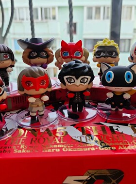 miniso名创优品女神异闻录p5r皇家版怪盗服系列盲盒桌面摆件礼物