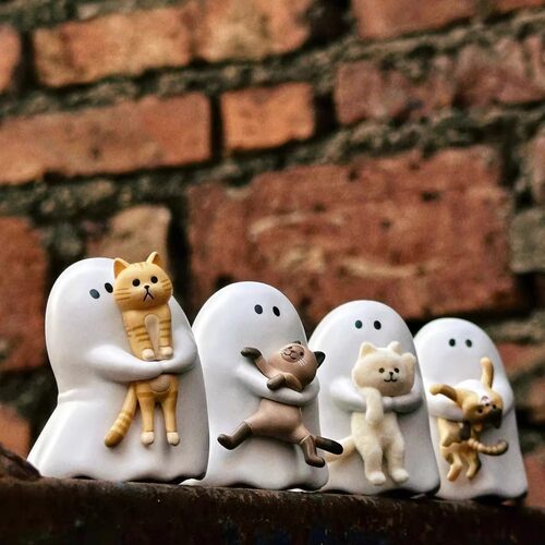 52TOYS小幽灵给你看看我的猫系列盲盒阿飘手办可爱桌面摆件公仔