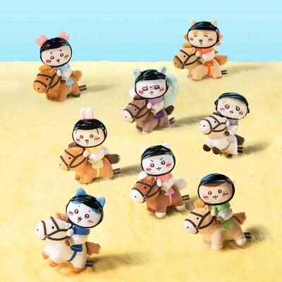 现货正版miniso名创优品chiikawa马术毛绒挂件乌萨奇潮玩礼物送人