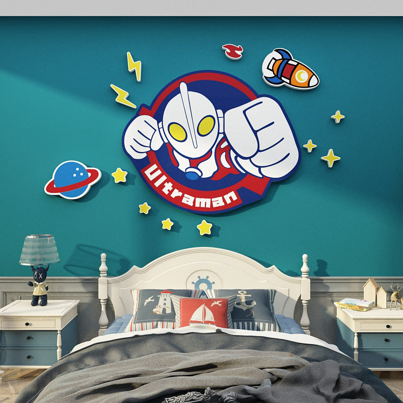 现货速发海报墙贴纸男孩男生宝宝儿童房间布置卧室面装饰品,家居饰品,文化墙贴,淘宝优惠券,粉丝福利购,淘宝优惠卷