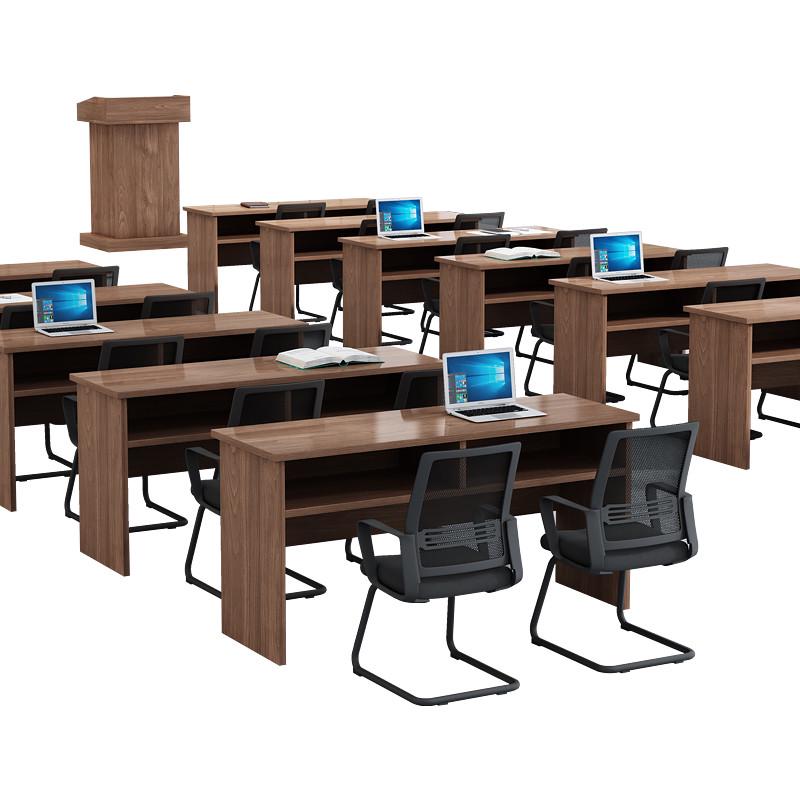 会议桌培训桌椅组合培训室桌拼接可办公桌学校机构课桌小型培训桌