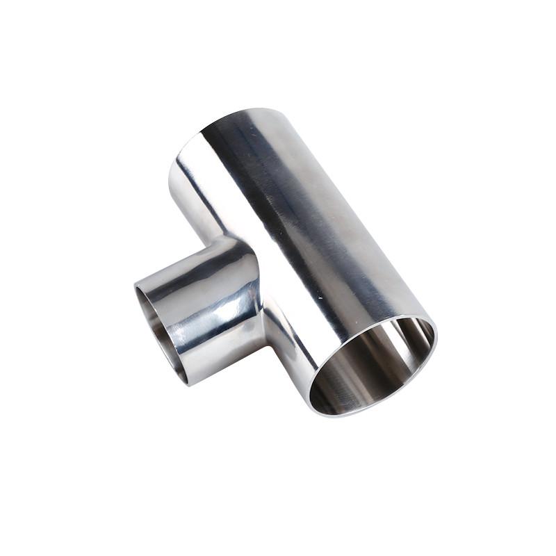 热销304不锈钢变径焊接三通小三通级t型异径三通大转卫生接头76-2