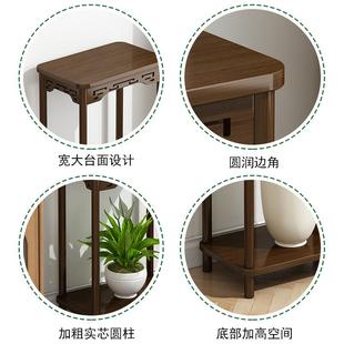 花架置物架阳台实木多层落地式 家用客厅中式 花台多肉绿萝花盆新品