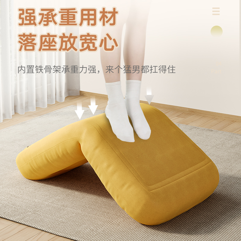 懒人沙发卧室可躺可n睡飘窗小沙发窗台榻榻米床上靠背懒人椅子坐