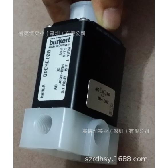 burkert 电磁阀 0124 T 3.0 EPDM PD G1/4 24VDC8W 现货图片