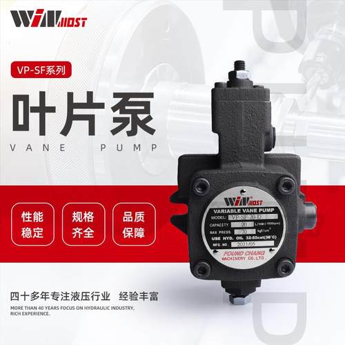 厂家直销winmostt叶片泵VP-SF-20电动液压泵注塑机裁切机液压油泵