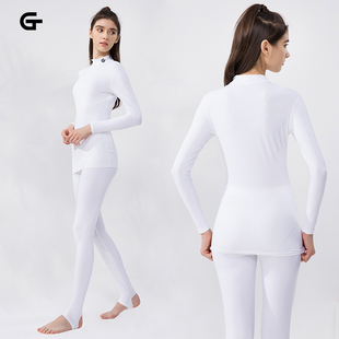 夏季高尔夫女装冰丝衣长袖打底衫透气舒适golf服装女士户外上衣