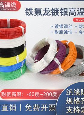 AF250铁氟龙镀银线 耐高温电线FF46-2航空导线0.3 0.5 0.75 1平方