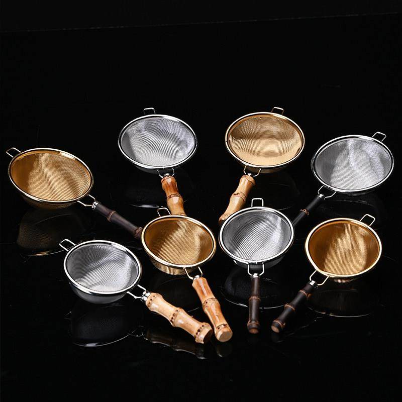 功夫茶漏不锈钢304茶具茶叶过滤网滤茶器茶道配件漏斗茶水分离器