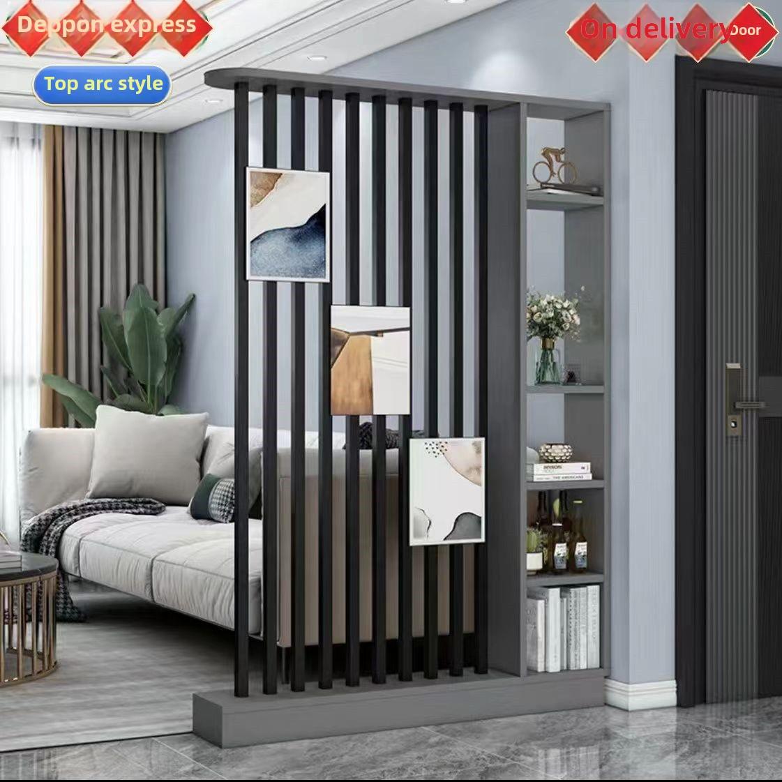 小户型落地屏风隔断客厅玄关柜家用轻奢型遮挡创意隔断装饰屏风柜