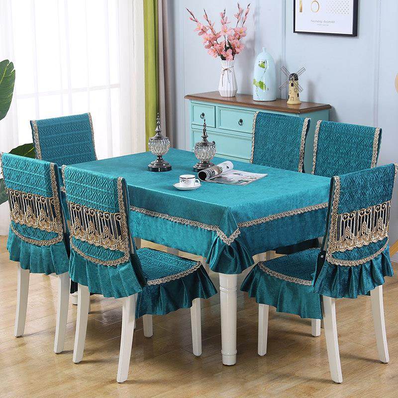 餐桌椅子套罩2024新款餐桌布椅套椅垫套装家用中式凳子套简约现代,居家布艺,桌布,淘宝优惠券,粉丝福利购,淘宝优惠卷