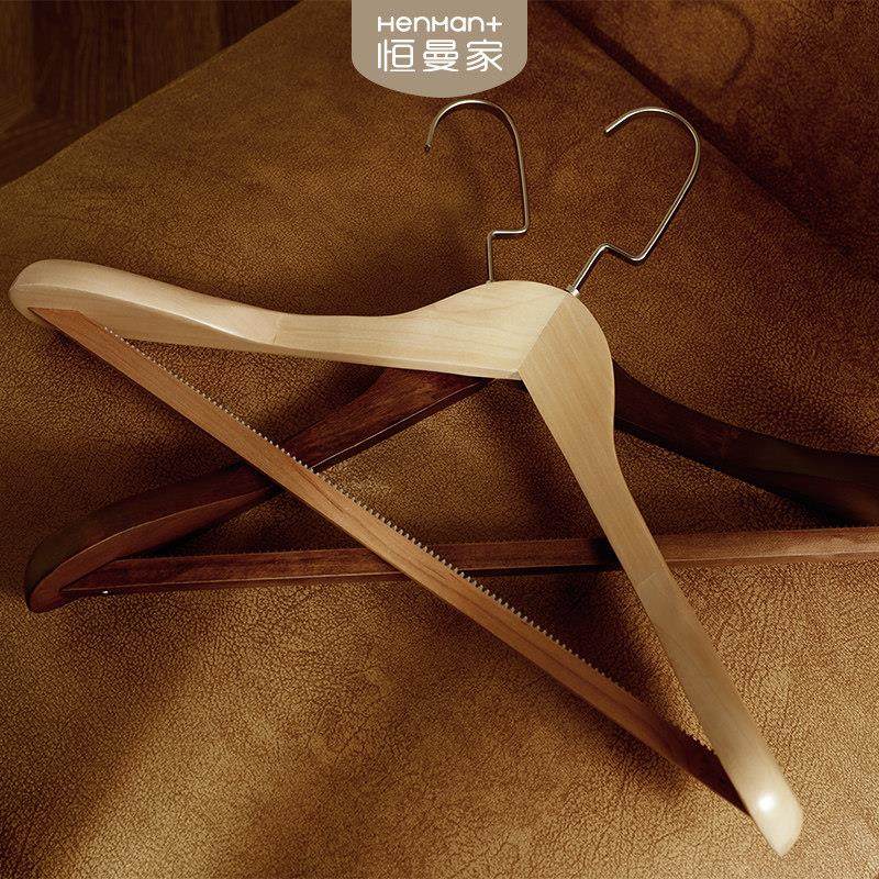 木质宽肩衣架西服皮衣羊绒大衣专用服装店浴场衣柜专用衣架实木,收纳整理,木质衣架,淘宝优惠券,粉丝福利购,淘宝优惠卷