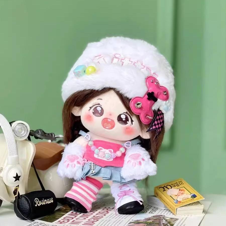 棉花娃娃辣酷套装20cm娃衣女生公仔玩偶衣服换装属性现货生日礼物