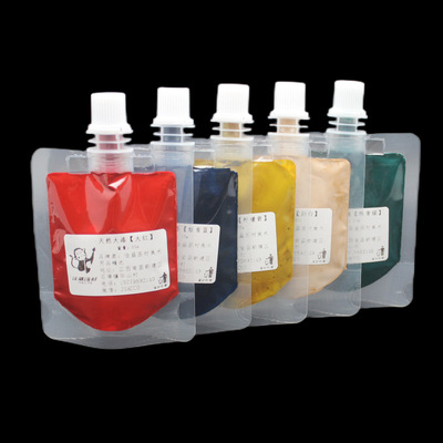 50g精制大漆生漆推光漆国漆黑色透明红色推光漆各色色漆天然大漆