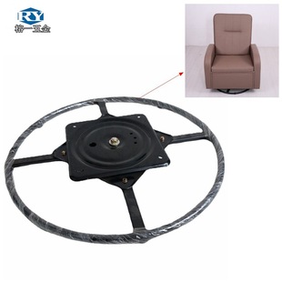 管圈转盘 家具沙发五金底座360度转盘 休闲椅子600mm直径大圈转盘