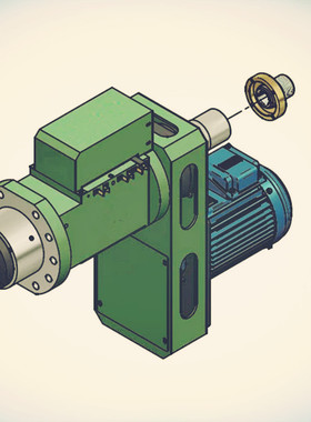 台南市攻牙动力头,SFST11水车攻牙动力头,牙杆传动水车攻牙主轴头