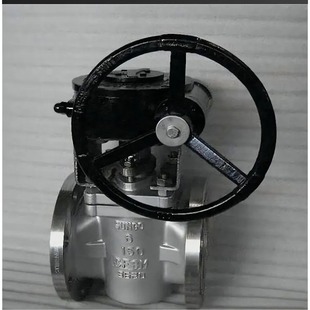 加长杆法兰旋塞阀 300LBP不锈钢涡轮传动直通式 南高供应 X343F