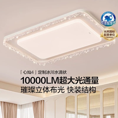 欧普照明opple吸顶仿水晶法式全光谱护眼智慧光全屋灯具套餐心灿