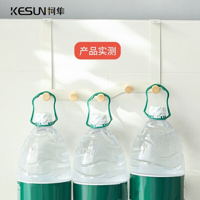 门后挂钩可调节挂衣架门上t免打孔置物架卧室入户门背式加长挂衣