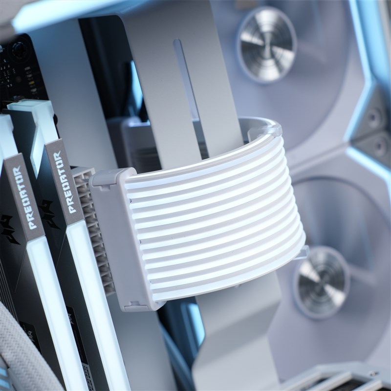 3代显卡霓虹线神光同步ARGB电脑电源全模组定制U线霓彩线发光线