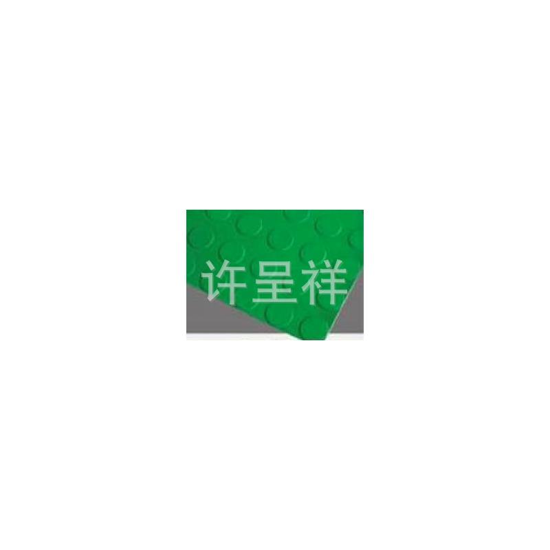新品推出绿圆点脚垫 耐磨 防滑 环保 PVC树脂 铜钱纹卷材脚垫