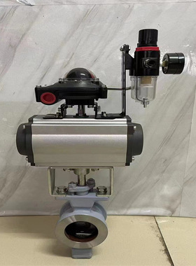 QV947H-16C DN20 电动V型调节球阀 铸钢电动调节球阀