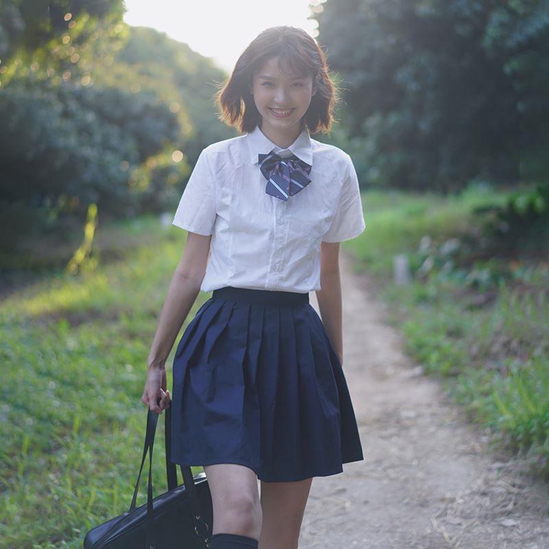 jk制服夏季女短袖班服学院风初中高中学生装毕业季运动会校服套装