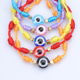 For Colorful Devil Women Eye Fashion Crystal Evil Bracelet