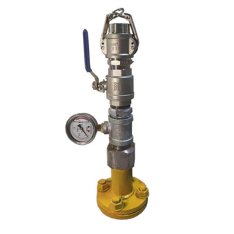 隧道拱顶带模RPC注浆管接头 SMRPC管止浆阀注浆法兰快接压力表