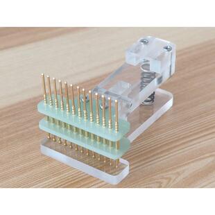 烧录夹子 PCB测试架 治具 夹具 探针 调试编程下载 弹簧针2.542.0